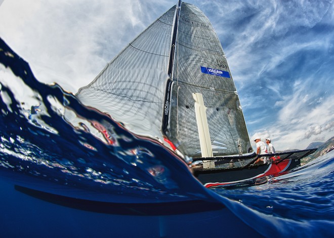 VULCAIN TROPHY, GRAND PRIX BEAULIEU-SUR-MER, FR, AUGUST 31ST 2011: Vulcain Trophy - Decision 35 - training day in Beaulieu-sur-Mer, France. - Grand Prix Beaulieu-sur-Mer Decision 35 - Training day © Chris Schmid/ Eyemage Media (copyright) http://www.eyemage.ch